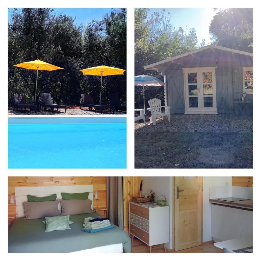 Chalet "Le Petit Olivier" Gites Appart 'Hotel L'Echappee Belle D'Aubenas Logement 2 Sur 3 Eksteriør billede